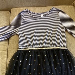 Justice for girls Chic stripe top with tutu bottom